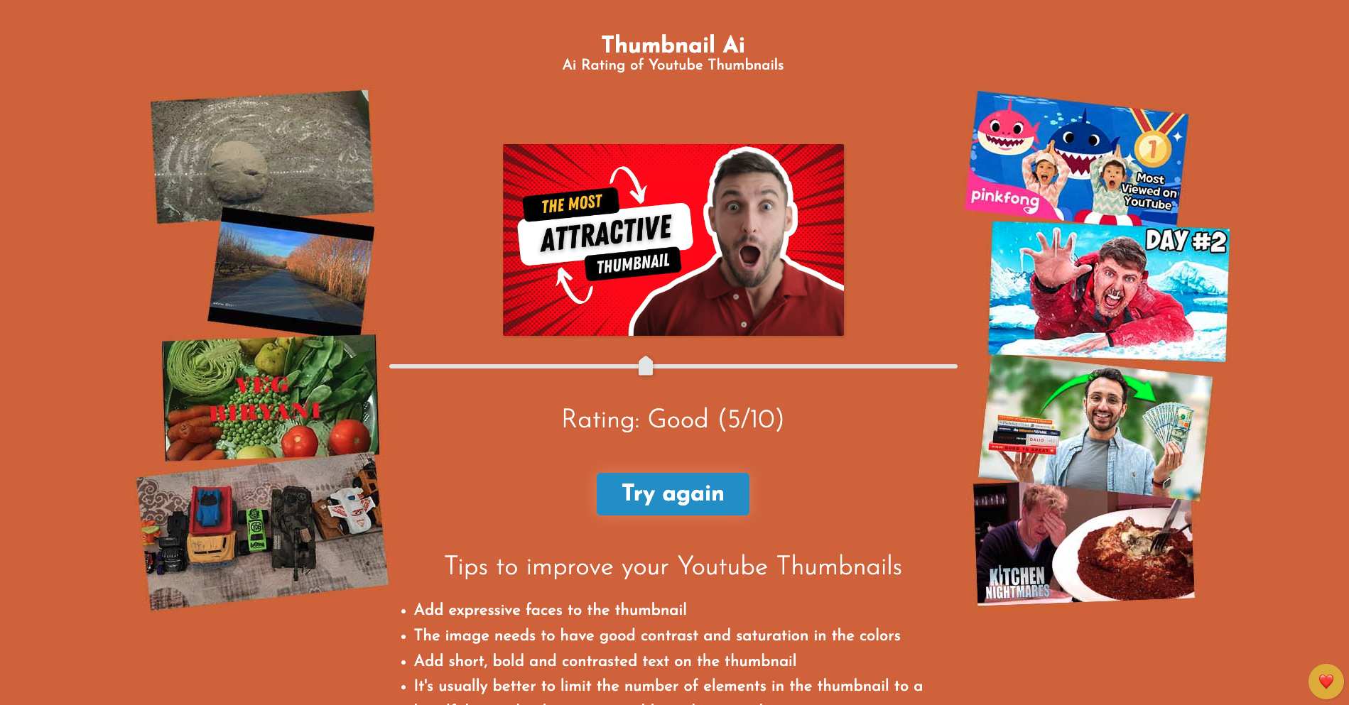 ThumbnailAi: Valuta Miniature con l’IA